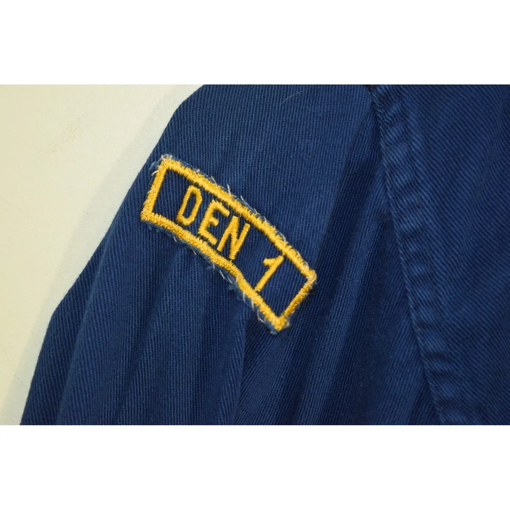 1950's Cub Scout Long Sleeve HEAVY COTTON Uniform Shirt BOYS M Alexandria VA CSP